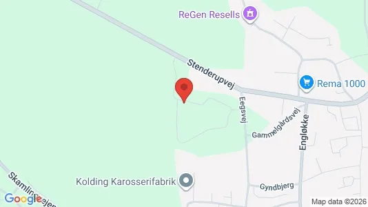 Apartments for rent i Kolding - kort over placeringen