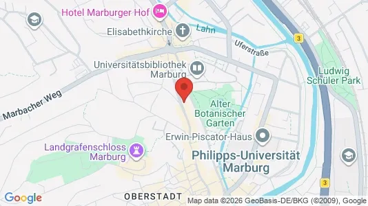 Apartments for rent i Marburg-Biedenkopf - kort over placeringen