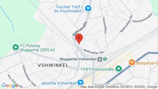Apartments for rent i Wuppertal - kort over placeringen