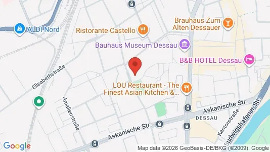 Apartments for rent i Dessau-Roßlau - kort over placeringen
