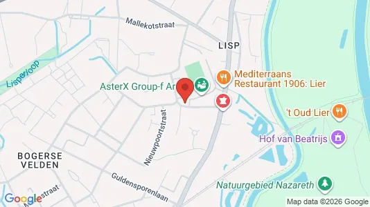 Apartments for rent i Lier - kort over placeringen