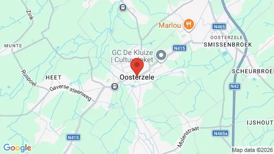 Houses for rent i Oosterzele - kort over placeringen