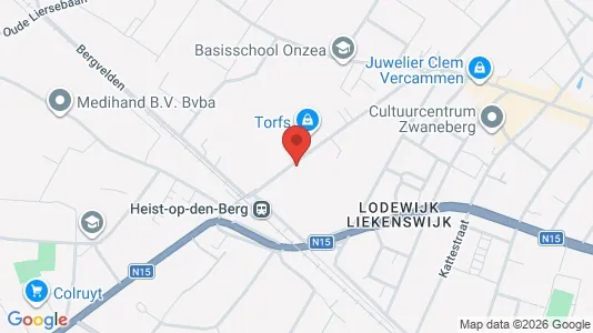 Apartments for rent i Heist-op-den-Berg - kort over placeringen
