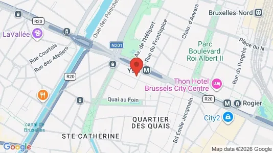 Apartments for rent i Stad Brussel - kort over placeringen