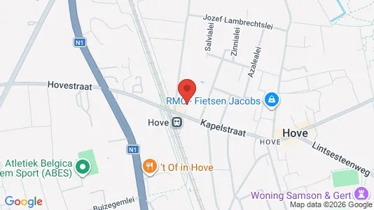 Apartments for rent i Hove - kort over placeringen