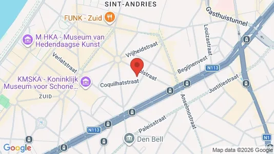 Apartments for rent i Stad Antwerp - kort over placeringen