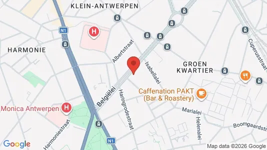 Apartments for rent i Stad Antwerp - kort over placeringen