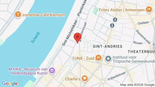 Apartments for rent i Stad Antwerp - kort over placeringen
