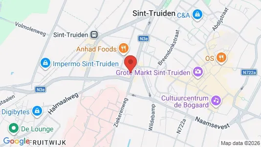 Apartments for rent i Sint-Truiden - kort over placeringen