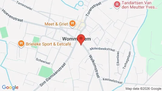 Apartments for rent i Wommelgem - kort over placeringen