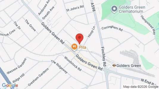 Apartments for rent i London NW11 - kort over placeringen