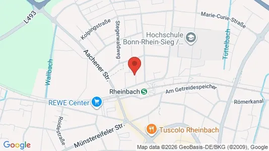 Apartments for rent i Rhein-Sieg-Kreis - kort over placeringen