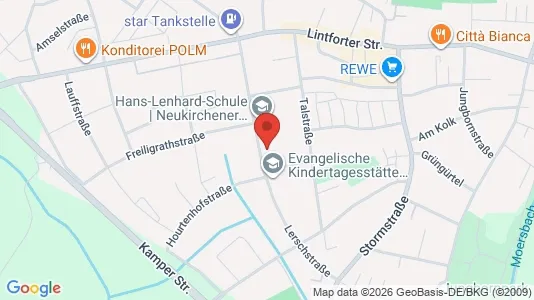 Apartments for rent i Wesel - kort over placeringen