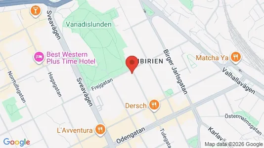 Apartments for rent i Vasastan - kort over placeringen