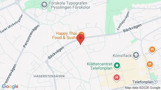 Apartments for rent i Stockholm South - kort over placeringen