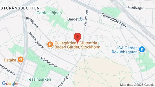 Apartments for rent i Gärdet/Djurgården - kort over placeringen