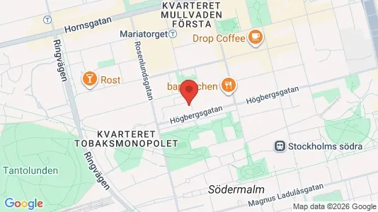 Apartments for rent i Södermalm - kort over placeringen