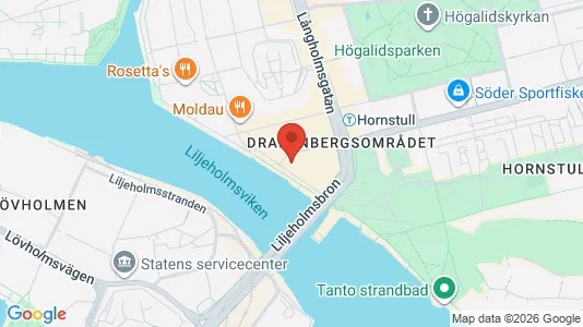 Apartments for rent i Södermalm - kort over placeringen