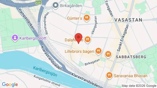 Apartments for rent i Vasastan - kort over placeringen