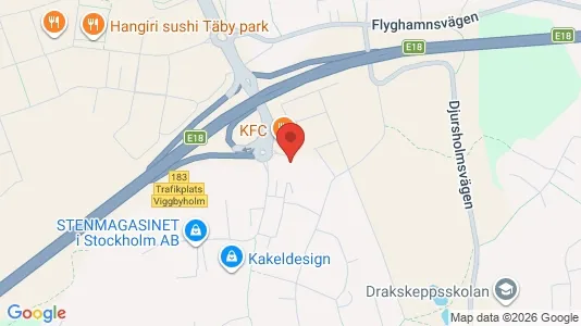 Apartments for rent i Täby - kort over placeringen