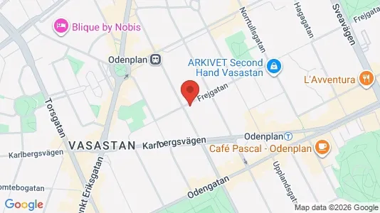 Apartments for rent i Vasastan - kort over placeringen