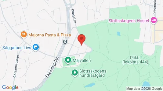 Apartments for rent i Majorna-Linné - kort over placeringen