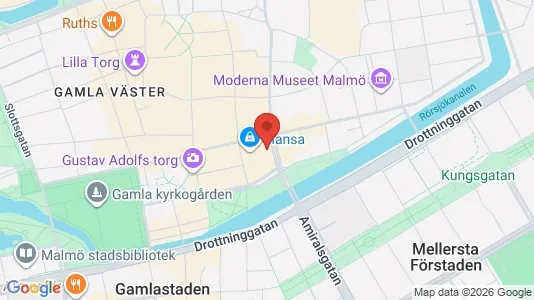 Apartments for rent i Malmö City - kort over placeringen