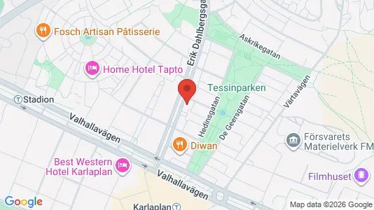Apartments for rent i Östermalm - kort over placeringen