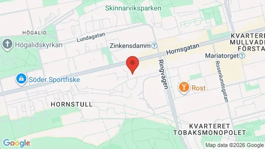 Apartments for rent i Södermalm - kort over placeringen
