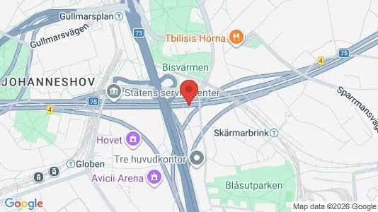 Apartments for rent i Stockholm South - kort over placeringen