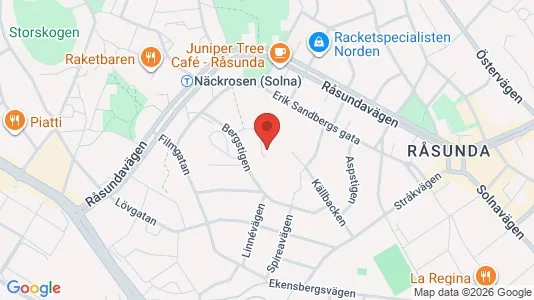 Apartments for rent i Solna - kort over placeringen