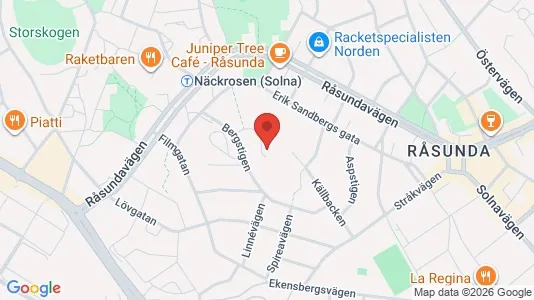 Apartments for rent i Solna - kort over placeringen
