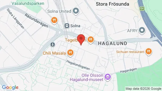 Apartments for rent i Solna - kort over placeringen
