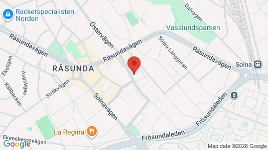 Apartments for rent i Solna - kort over placeringen