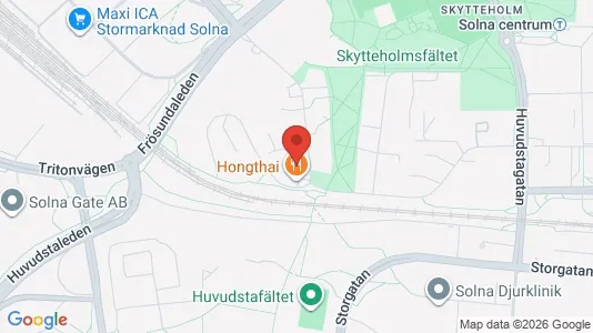 Apartments for rent i Solna - kort over placeringen
