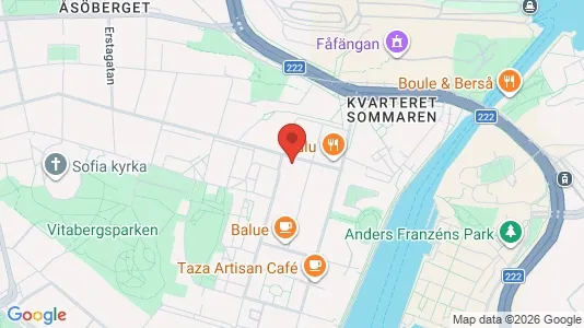 Apartments for rent i Södermalm - kort over placeringen