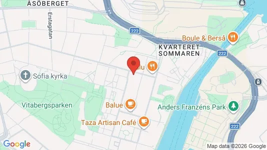 Apartments for rent i Södermalm - kort over placeringen