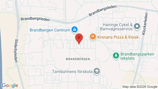 Apartments for rent i Haninge - kort over placeringen