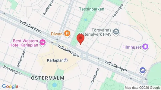 Apartments for rent i Östermalm - kort over placeringen