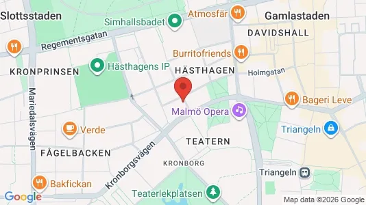 Apartments for rent i Malmö City - kort over placeringen