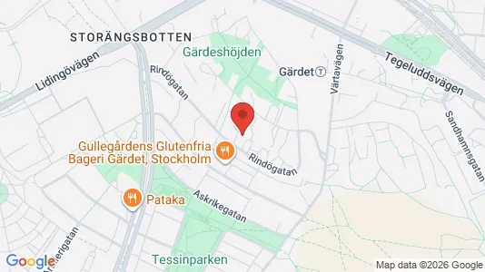 Apartments for rent i Gärdet/Djurgården - kort over placeringen