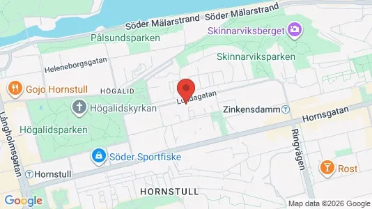 Apartments for rent i Södermalm - kort over placeringen