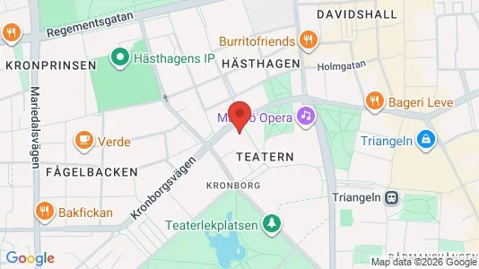 Apartments for rent i Malmö City - kort over placeringen