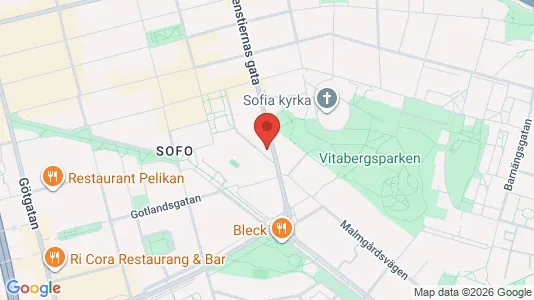 Apartments for rent i Södermalm - kort over placeringen