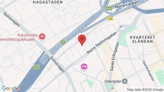 Apartments for rent i Vasastan - kort over placeringen