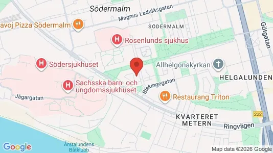 Apartments for rent i Södermalm - kort over placeringen