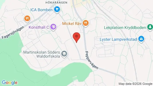 Apartments for rent i Stockholm South - kort over placeringen