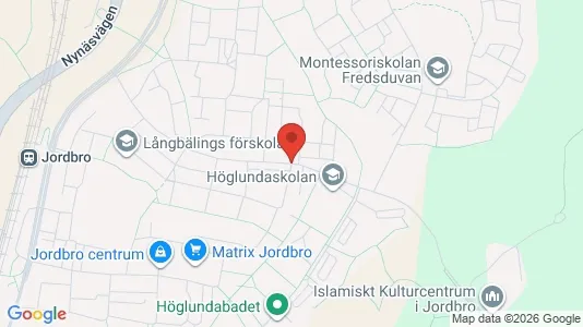 Rooms for rent i Haninge - kort over placeringen