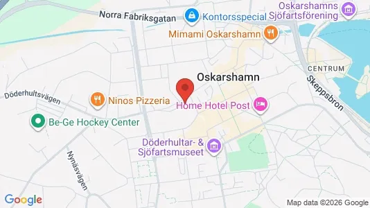 Apartments for rent i Oskarshamn - kort over placeringen