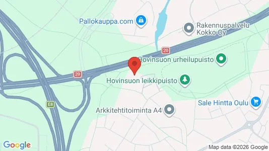 Apartments for rent i Oulu - kort over placeringen